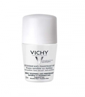 VICHY DEODORANT ANTI TRANSPIRANT 48H BILLE PEAU SENSIBLE OU EPILEE