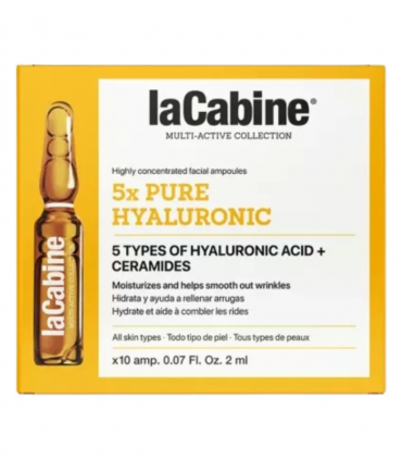 LACABINE 5x Pure Hyaluronic Ampoule 10 x 2ml