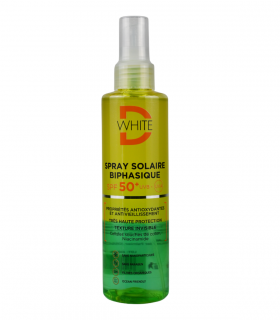 DWHITE Spray Solaire Biphasique SPF50+ 200ML