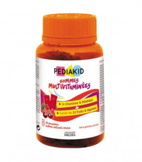 PEDIAKID GOMMES MULTIVITAMINES 60 GOMMES OURSONS