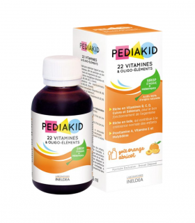 PEDIAKID 22 VITAMINES ET OLIGO-ÉLÉMENTS SIROP 125 ML
