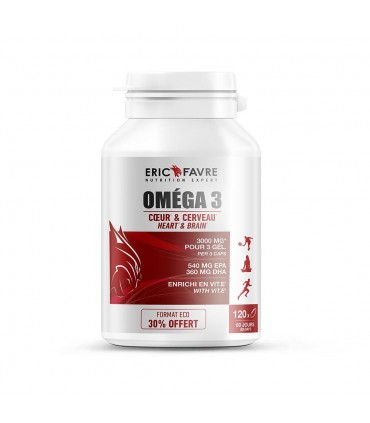 ERIC FAVRE Omega 3 Cœur et cerveau 120 Gélules