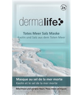 DERMALIFE MASQUE AU SEL DE LA MER MORTE PEAUX ET IMPURE