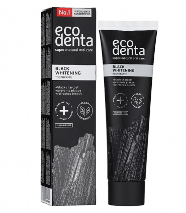 ECODENTA DENTIFRICE BLANCHISSANT AU CHARBON ACTIF 100 ML