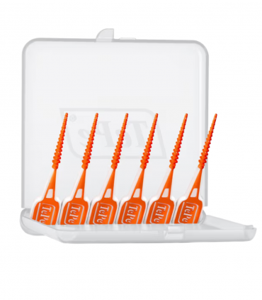 TEPE Cure dents EasyPick XS/S Pocket Pack ‘’Orange’’ 60pcs