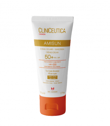 CLINICEUTICA AMISUN ÉCRAN SOLAIRE LÉGÈRE TEINTÉE SPF 50+