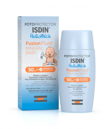 ISDIN FOTOPROTECTOR PEDIATRICS FUSION FLUID MINERAL BABY SPF50+/ 50 ML