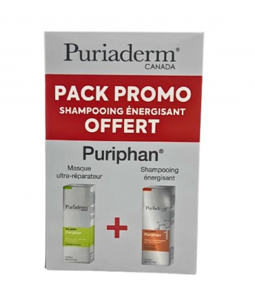 PURIADERM PACK Puriphan Masque Ultra-Reparateur+Puriphan Shampoing Energissant