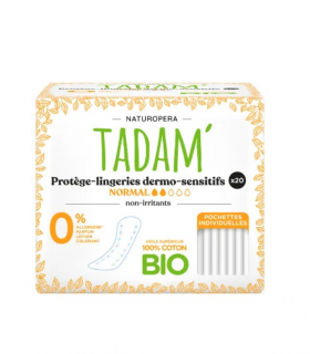 TADAM Protège Lingeries Coton Bio Normal 20 unités