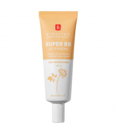 ERBORIAN SUPER BB AU GINSENG CREME SOIN COUVRANTE ANTI-IMPERFECTION SPF20 CLAIR 40ML