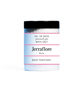 JERRAFLORE Sel de bain Rose 400gr