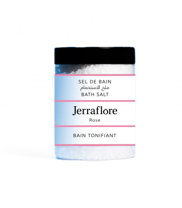 JERRAFLORE Sel de bain Rose 400gr