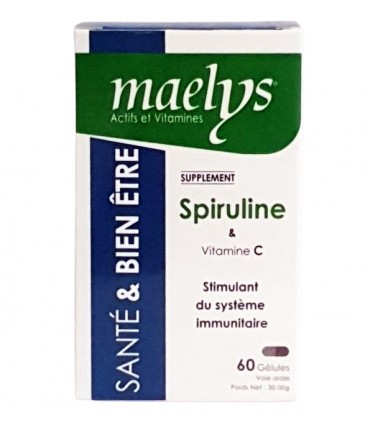 SPIRULINE & VITAMINE C 60 GÉLULES