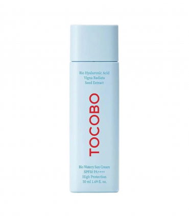 TOCOBO BIO WATERY SUN CREAM SPF50+ PA++++ HYALURONIC ACID VIGNA RADIATA SEED EXTRACT 50ML