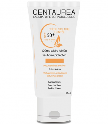 Centaurea Creme Solaire Teinte Claire spf50+ 50ml