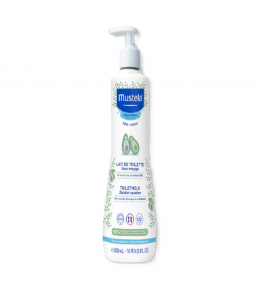 Mustela Bébé Lait de Toilette Sans Rinçage - 500 ml