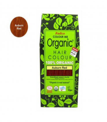 COLORATION BIO VÉGÉTALE AUBRUN RED 100 GR