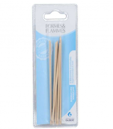 REPOUSSE-PEAUX BATONNETS MANUCURE ETUI DE 6