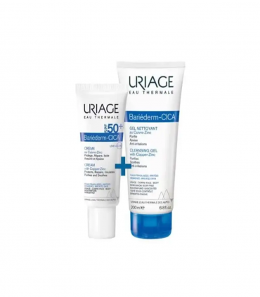 Uriage Bariederm Cica Creme Spf50+ 40ml+ Cica gel 200ml PACK