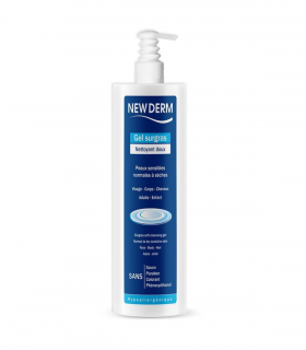 NEWDERM GEL SURGRAS NETTOYANT DOUX PEAUX SENSIBLES NORMALES A SECHES 500 ML