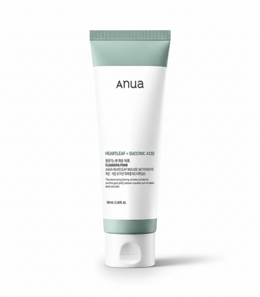 Anua HeartleaF Succinic Moisture Cleansing Foam 150ml