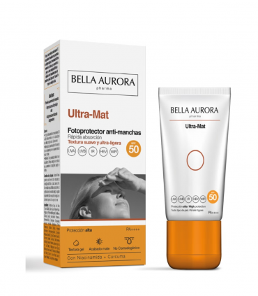 Bella Aurora Ultra-Mat Ecran Solaire Gel Spf50+ 50ml