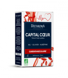 Dietaroma Ail olivier Aubepine 60gelules