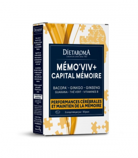 DIETAROMA MÉMO VIV CAPITAL CÉRÉBRAL MÉMOIRE 60 Comprimès