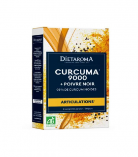 Dietaroma Curcuma 6000 +Poivre Noir 60cps