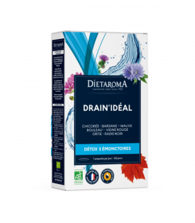 DIETAROMA DRAIN'IDEAL BIO DETOXIFICATION 10ML B20 AMPOULES