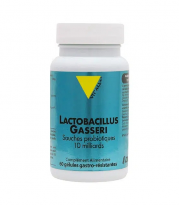 VITALL PLUS LACTOBACILLUS GASSERI 100MG 60 GELULES