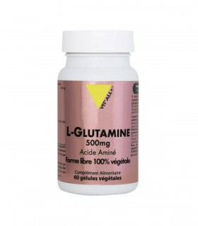 VITALL PLUS L-GLUTAMINE 500MG 60 GELULES