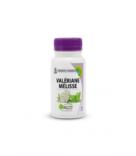Mgd Nature Valériane et Mélisse - 60 Gélules