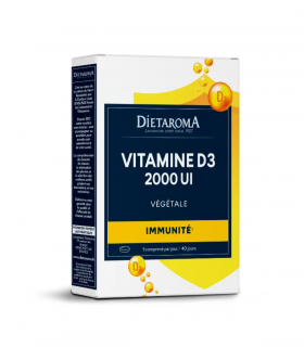 Dietaroma Vitamine D3 2000UI Vegetale 40comprimes