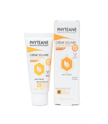 Phyteane Creme Solaire Teinte claire spf50+ 50ml