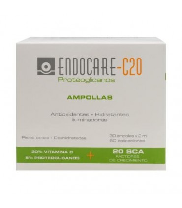 ENDOCARE C20 PROTÉOGLYCANES 30 AMPOULES