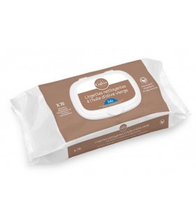 LINGETTES NETTOYANTES À L'HUILE D'OLIVE 70 LINGETTES