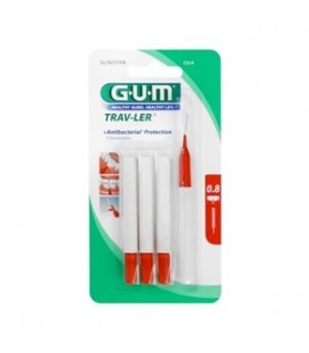 TRAV-LER MANCHE PAR 4 UNITES AVEC BROSSETTE 0, 8MM