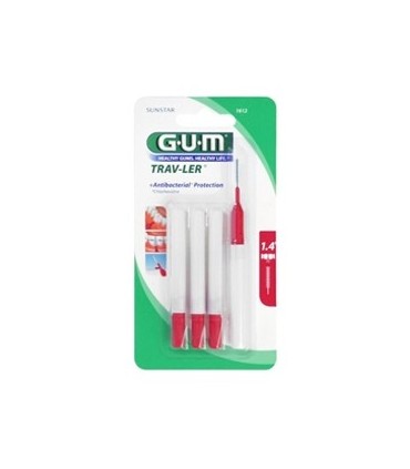 TRAV-LER MANCHE PAR 4 UNITES AVEC BROSSETTE 1, 4MM FINE