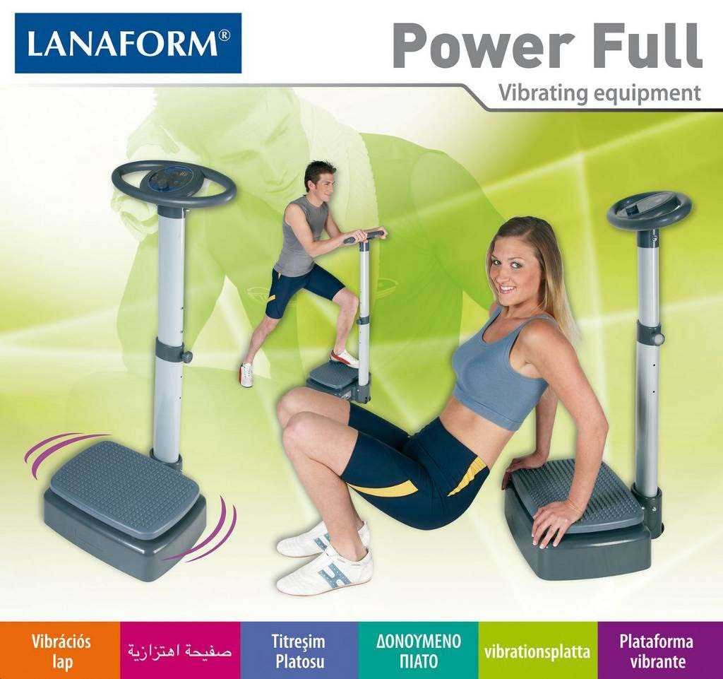 LANAFORM PLATEFORME VIBRANTE POWERFULL 4 PROGRAMMES FITNESS sur Map...