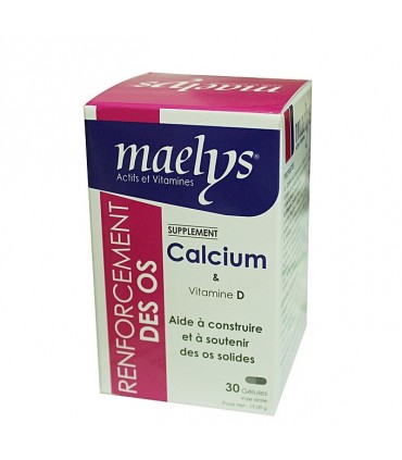 CALCIUM & VITAMINE D 30 GÉLULES