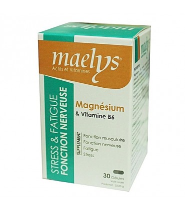 MAGNÉSIUM & VITAMINE B6 30 GÉLULES