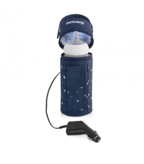 MINILAND BABY CHAUFFE BIBERON DE VOYAGE BLEU