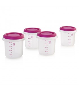 MINILAND BABY SET 4 POT DE CONSERVATION ROSE