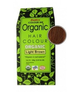 COLORATION BIO VÉGÉTALE LIGHT BROWN 100G