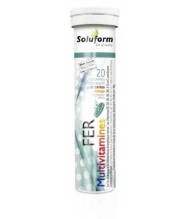 FER MULTIVITAMINES GOUT CERISE/ORANGE 20 COMPRIMÉS EFFERVESCENTS