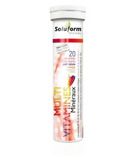 MULTI VITAMINES MINÉRAUX 20 COMPRIMÉS GOUT ORANGE/ORANGE