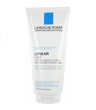 LIPIKAR LAIT 200ML RELIPIDANT CORPS ANTI-DÉSSÈCHEMENT