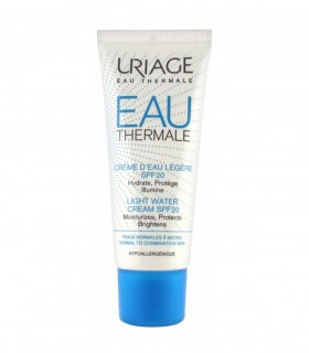 EAU THERMALE CRÈME D'EAU SPF20 CRÈME HYDRATANTE ET PROTECTRICE 40 ML TOUTE PEAUX