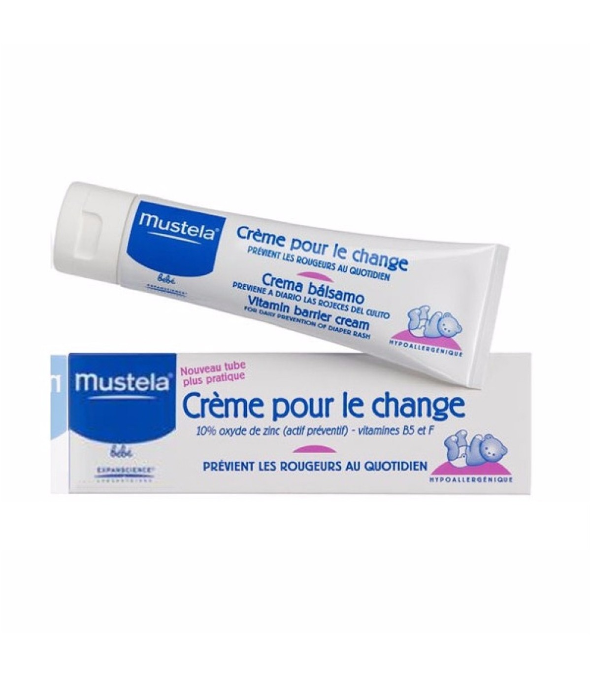 Mustela : Crème change 123 irritations et rougeurs Mustela, tube de 50 ml